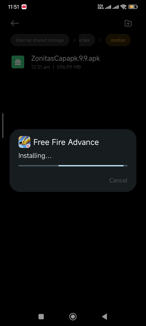 installing app